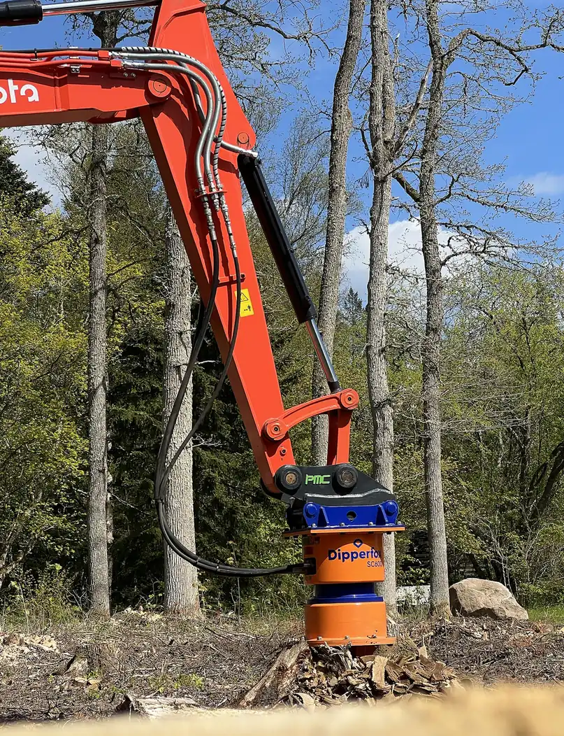 Cutting head of a stump grinder